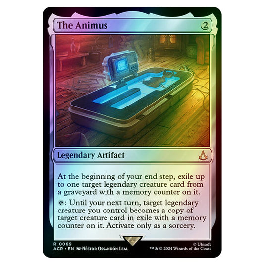 The Animus 0069 card from the Magic The Gathering set Universes Beyond - Assassin's Creed