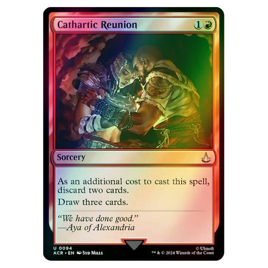 Cathartic Reunion 0094 card from the Magic The Gathering set Universes Beyond - Assassin's Creed