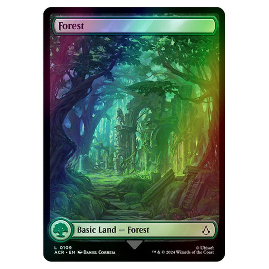 Forest 0109 card from the Magic The Gathering set Universes Beyond - Assassin's Creed