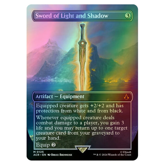 Sword of Light and Shadow 0125 card from the Magic The Gathering set Universes Beyond - Assassin's Creed