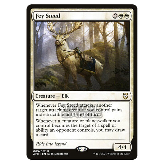 Magic The Gathering - Adventures in the Forgotten Realms - Commander - Fey Steed - 5/331