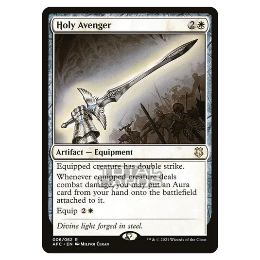 Magic The Gathering - Adventures in the Forgotten Realms - Commander - Holy Avenger - 6/331