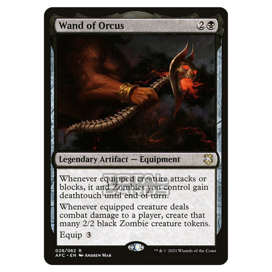 Magic The Gathering - Adventures in the Forgotten Realms - Commander - Wand of Orcus - 28/331