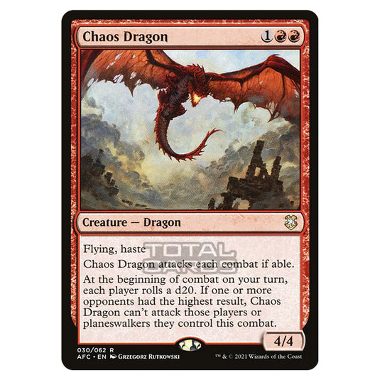 Magic The Gathering - Adventures in the Forgotten Realms - Commander - Chaos Dragon - 30/331