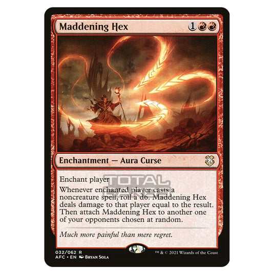 Magic The Gathering - Adventures in the Forgotten Realms - Commander - Maddening Hex - 32/331