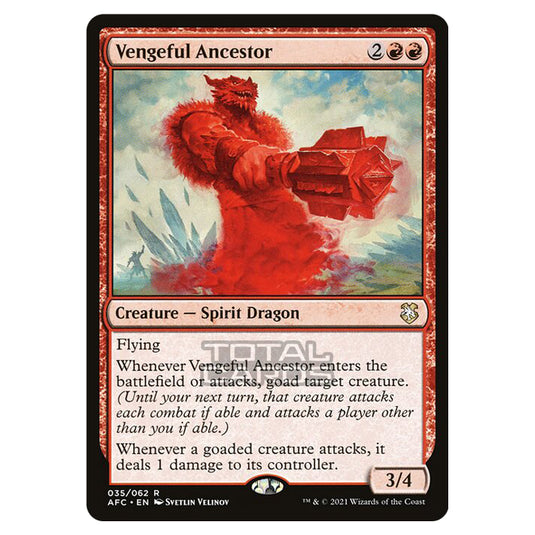 Magic The Gathering - Adventures in the Forgotten Realms - Commander - Vengeful Ancestor - 35/331