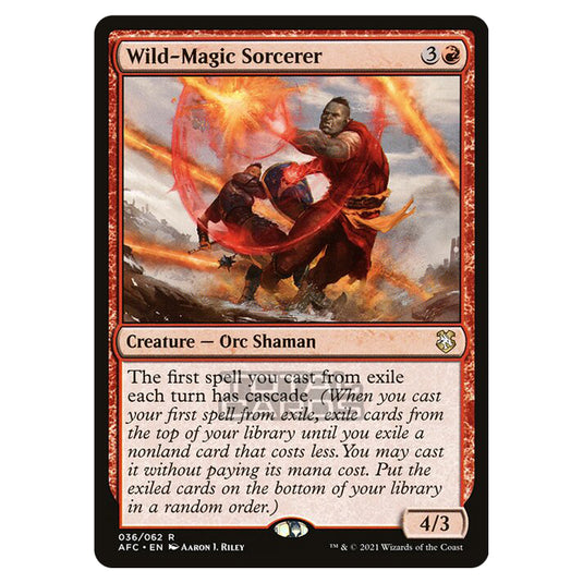 Magic The Gathering - Adventures in the Forgotten Realms - Commander - Wild-Magic Sorcerer - 36/331