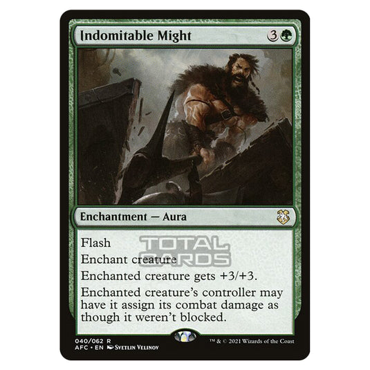 Magic The Gathering - Adventures in the Forgotten Realms - Commander - Indomitable Might - 40/331