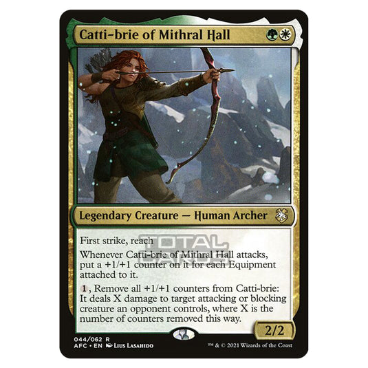 Magic The Gathering - Adventures in the Forgotten Realms - Commander - Catti-brie of Mithral Hall - 44/331