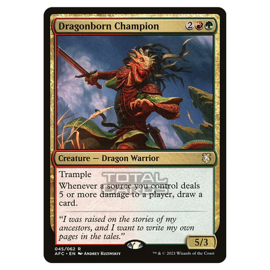 Magic The Gathering - Adventures in the Forgotten Realms - Commander - Dragonborn Champion - 45/331