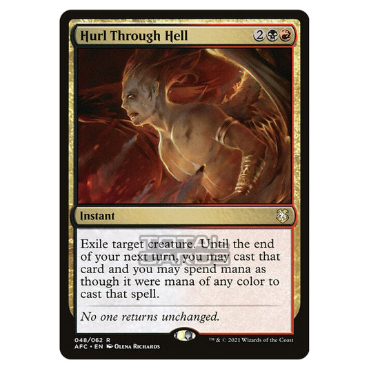 Magic The Gathering - Adventures in the Forgotten Realms - Commander - Hurl Through Hell - 48/331