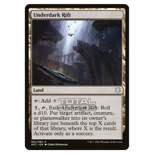 Magic The Gathering - Adventures in the Forgotten Realms - Commander - Underdark Rift - 62/331