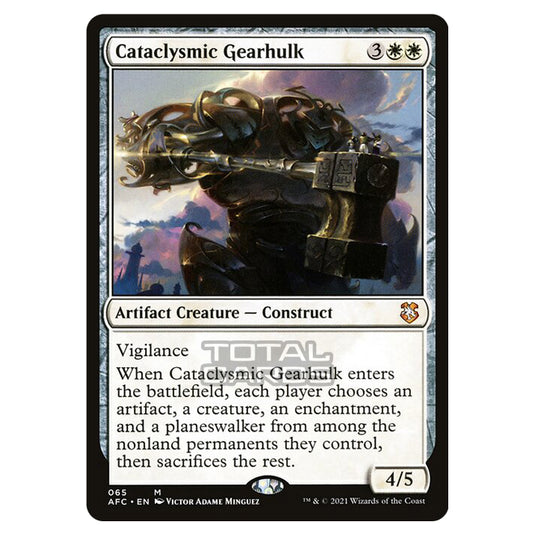 Magic The Gathering - Adventures in the Forgotten Realms - Commander - Cataclysmic Gearhulk - 65/331