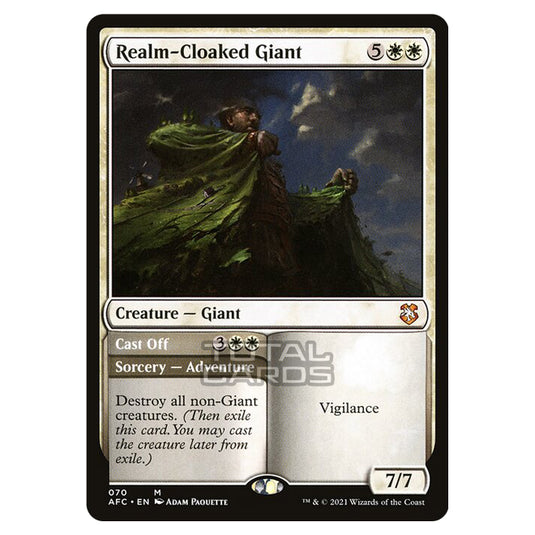 Magic The Gathering - Adventures in the Forgotten Realms - Commander - Realm-Cloaked Giant // Cast Off - 70/331