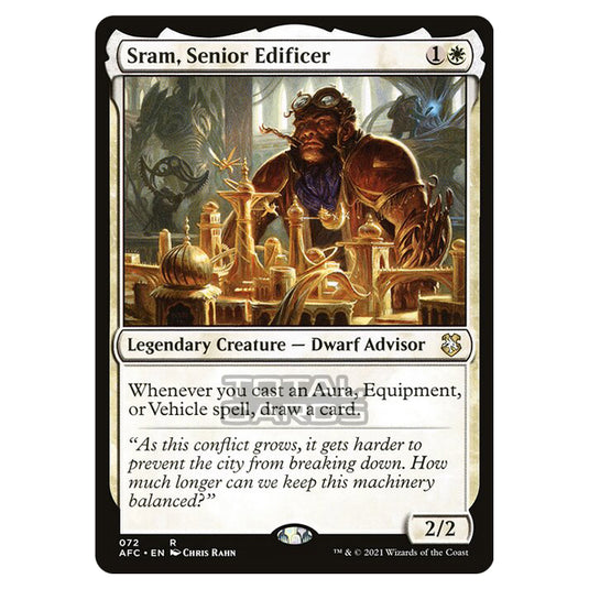 Magic The Gathering - Adventures in the Forgotten Realms - Commander - Sram, Senior Edificer - 72/331