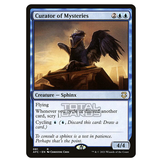 Magic The Gathering - Adventures in the Forgotten Realms - Commander - Curator of Mysteries - 81/331