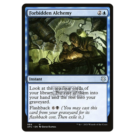 Magic The Gathering - Adventures in the Forgotten Realms - Commander - Forbidden Alchemy - 84/331