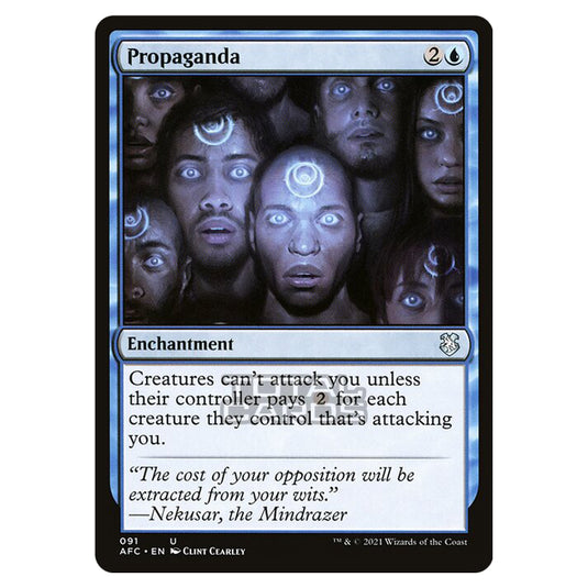 Magic The Gathering - Adventures in the Forgotten Realms - Commander - Propaganda - 91/331