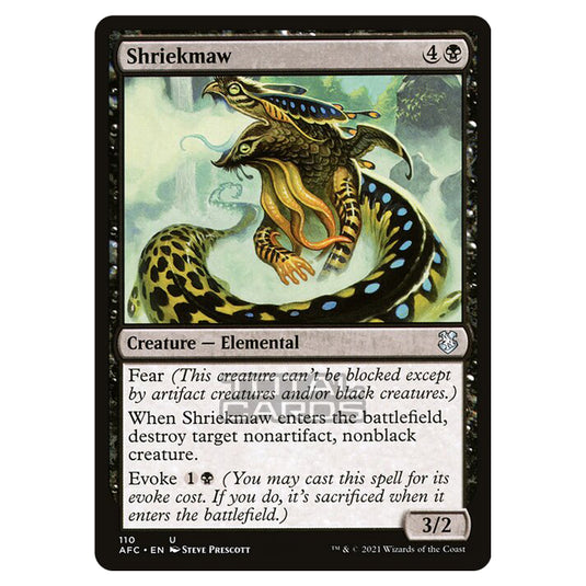 Magic The Gathering - Adventures in the Forgotten Realms - Commander - Shriekmaw - 110/331