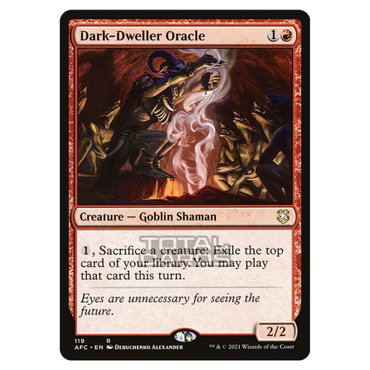 Magic The Gathering - Adventures in the Forgotten Realms - Commander - Dark-Dweller Oracle - 119/331