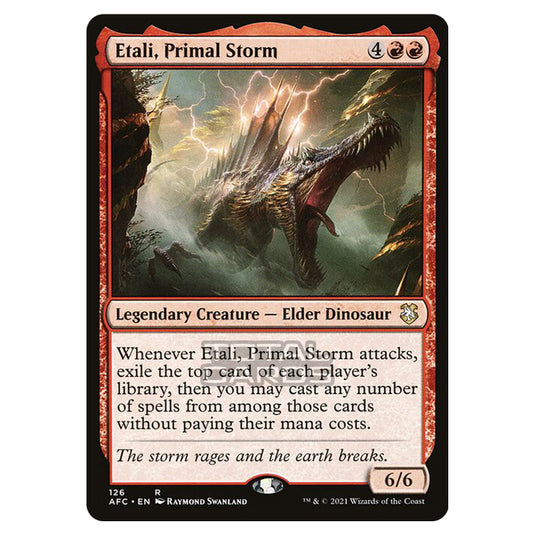 Magic The Gathering - Adventures in the Forgotten Realms - Commander - Etali, Primal Storm - 126/331