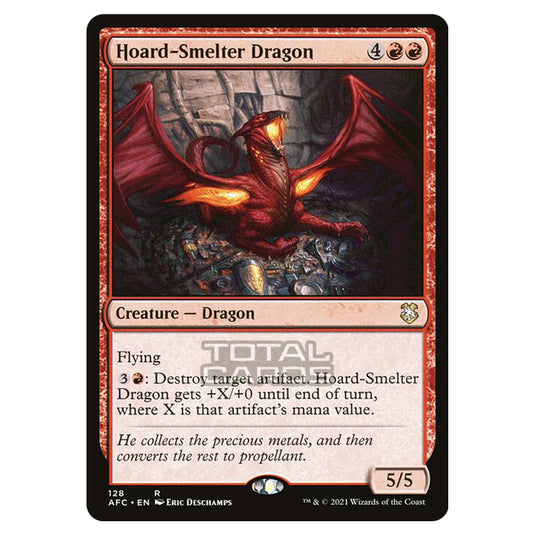 Magic The Gathering - Adventures in the Forgotten Realms - Commander - Hoard-Smelter Dragon - 128/331