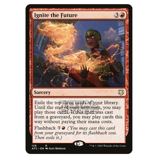 Magic The Gathering - Adventures in the Forgotten Realms - Commander - Ignite the Future - 129/331