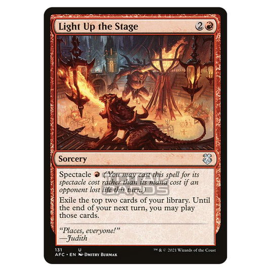 Magic The Gathering - Adventures in the Forgotten Realms - Commander - Light Up the Stage - 131/331