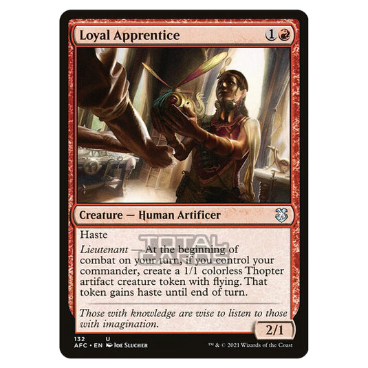 Magic The Gathering - Adventures in the Forgotten Realms - Commander - Loyal Apprentice - 132/331