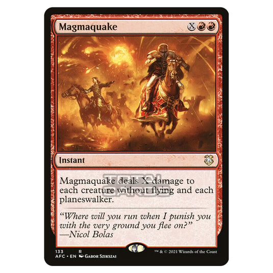 Magic The Gathering - Adventures in the Forgotten Realms - Commander - Magmaquake - 133/331