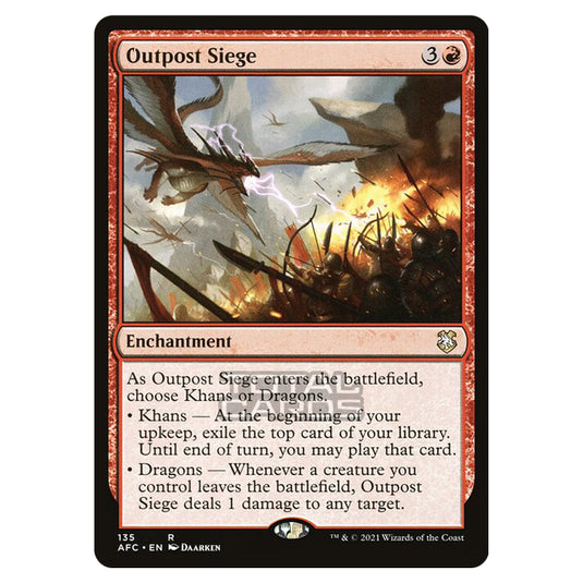 Magic The Gathering - Adventures in the Forgotten Realms - Commander - Outpost Siege - 135/331