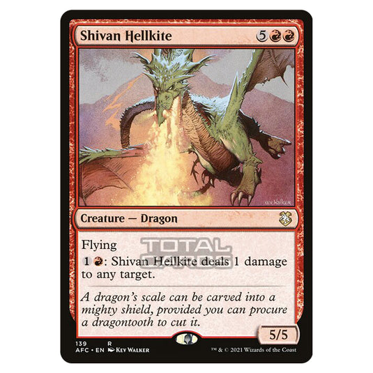 Magic The Gathering - Adventures in the Forgotten Realms - Commander - Shivan Hellkite - 139/331