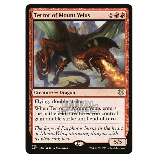 Magic The Gathering - Adventures in the Forgotten Realms - Commander - Terror of Mount Velus - 145/331