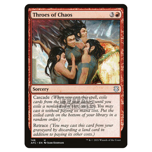 Magic The Gathering - Adventures in the Forgotten Realms - Commander - Throes of Chaos - 146/331