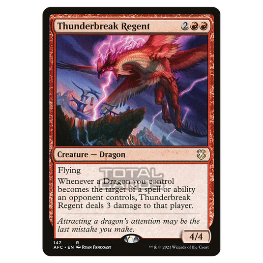 Magic The Gathering - Adventures in the Forgotten Realms - Commander - Thunderbreak Regent - 147/331