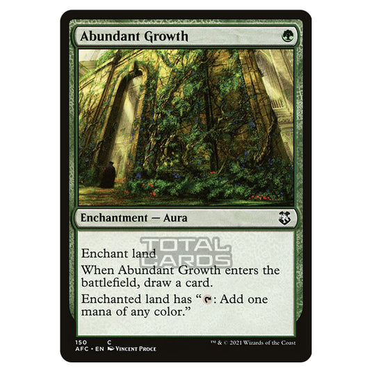 Magic The Gathering - Adventures in the Forgotten Realms - Commander - Abundant Growth - 150/331