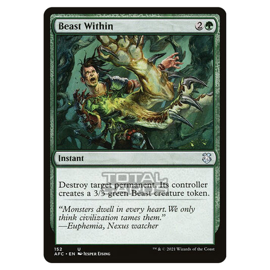 Magic The Gathering - Adventures in the Forgotten Realms - Commander - Beast Within - 152/331