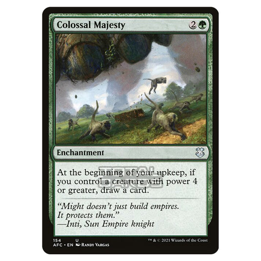 Magic The Gathering - Adventures in the Forgotten Realms - Commander - Colossal Majesty - 154/331