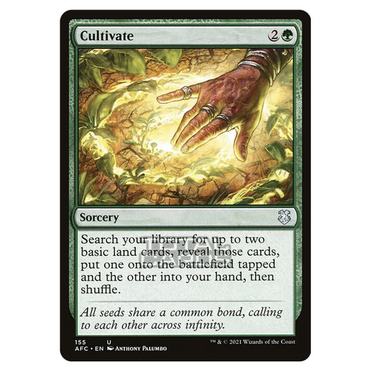 Magic The Gathering - Adventures in the Forgotten Realms - Commander - Cultivate - 155/331