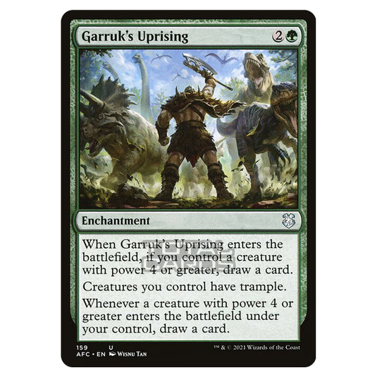 Magic The Gathering - Adventures in the Forgotten Realms - Commander - Garruk's Uprising - 159/331