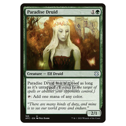 Magic The Gathering - Adventures in the Forgotten Realms - Commander - Paradise Druid - 165/331