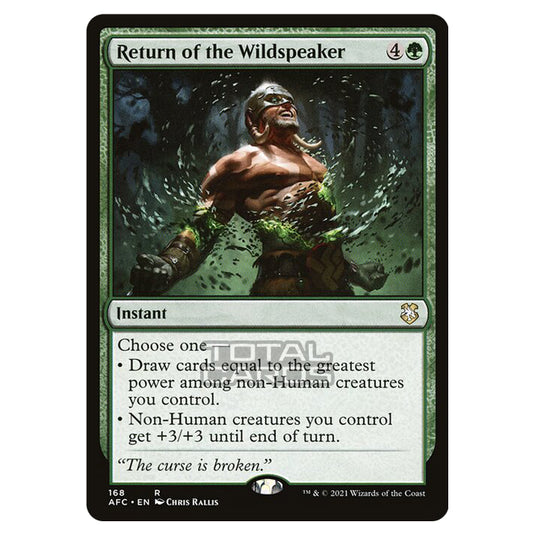 Magic The Gathering - Adventures in the Forgotten Realms - Commander - Return of the Wildspeaker - 168/331