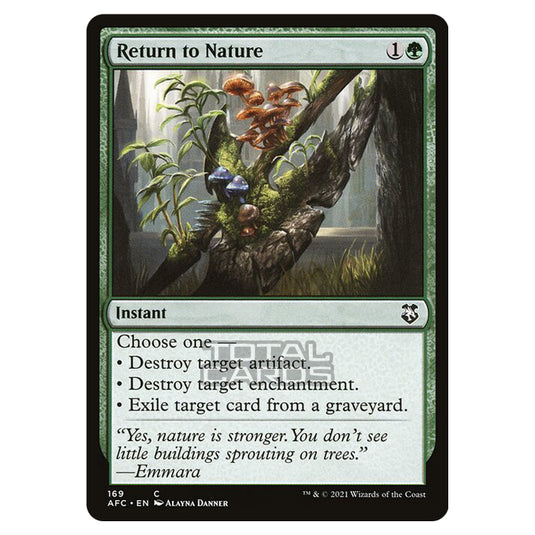 Magic The Gathering - Adventures in the Forgotten Realms - Commander - Return to Nature - 169/331