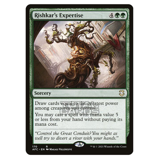 Magic The Gathering - Adventures in the Forgotten Realms - Commander - Rishkar's Expertise - 170/331