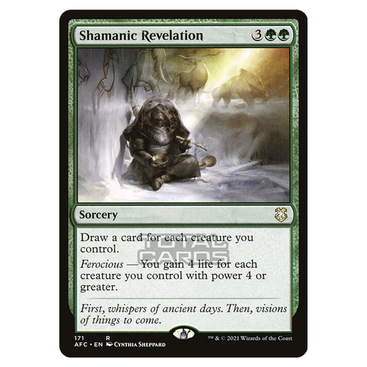 Magic The Gathering - Adventures in the Forgotten Realms - Commander - Shamanic Revelation - 171/331