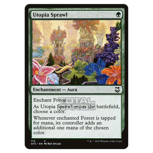 Magic The Gathering - Adventures in the Forgotten Realms - Commander - Utopia Sprawl - 172/331