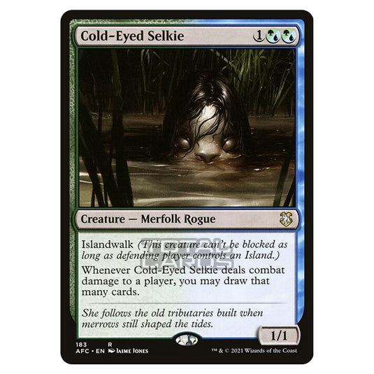 Magic The Gathering - Adventures in the Forgotten Realms - Commander - Cold-Eyed Selkie - 183/331