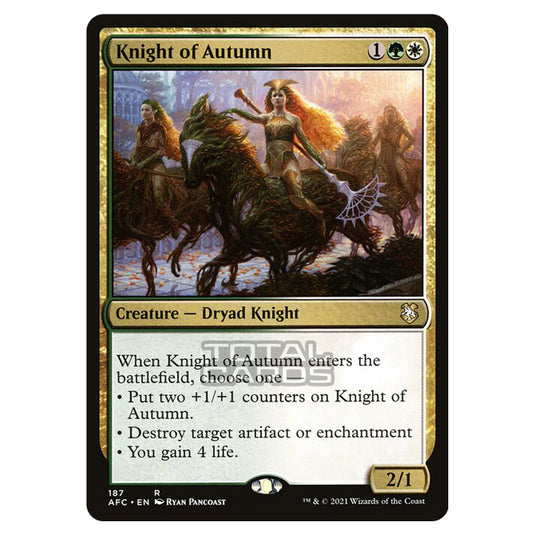 Magic The Gathering - Adventures in the Forgotten Realms - Commander - Knight of Autumn - 187/331