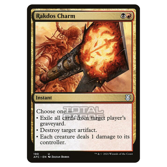 Magic The Gathering - Adventures in the Forgotten Realms - Commander - Rakdos Charm - 190/331