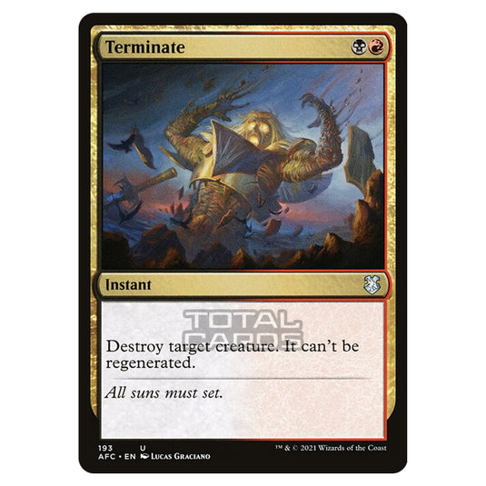 Magic The Gathering - Adventures in the Forgotten Realms - Commander - Terminate - 193/331